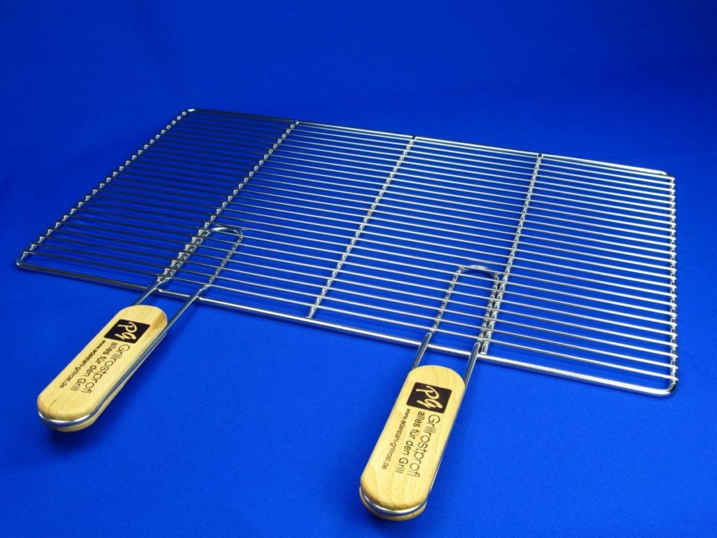 Edelstahl Grillrost 2er Set 45,5x34cm - Rostfrei & Spülmaschinenfest