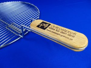 Handgriffe Grillrost abnehmbar eckige Gusseisen, runde/eckige Edelstahl